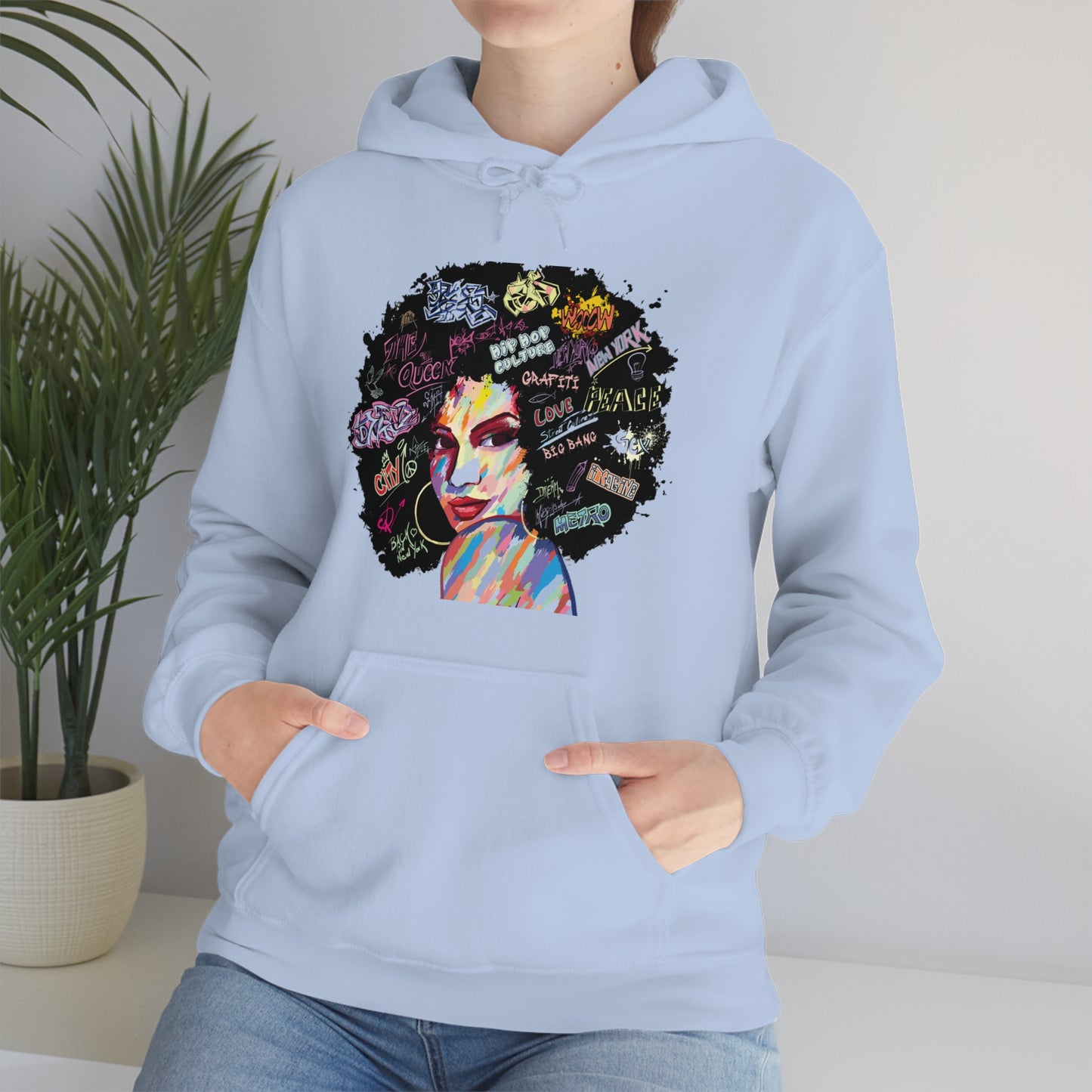 Hip Hop Queen- Unisex Heavy Blend™ Hooded Sweatshirt