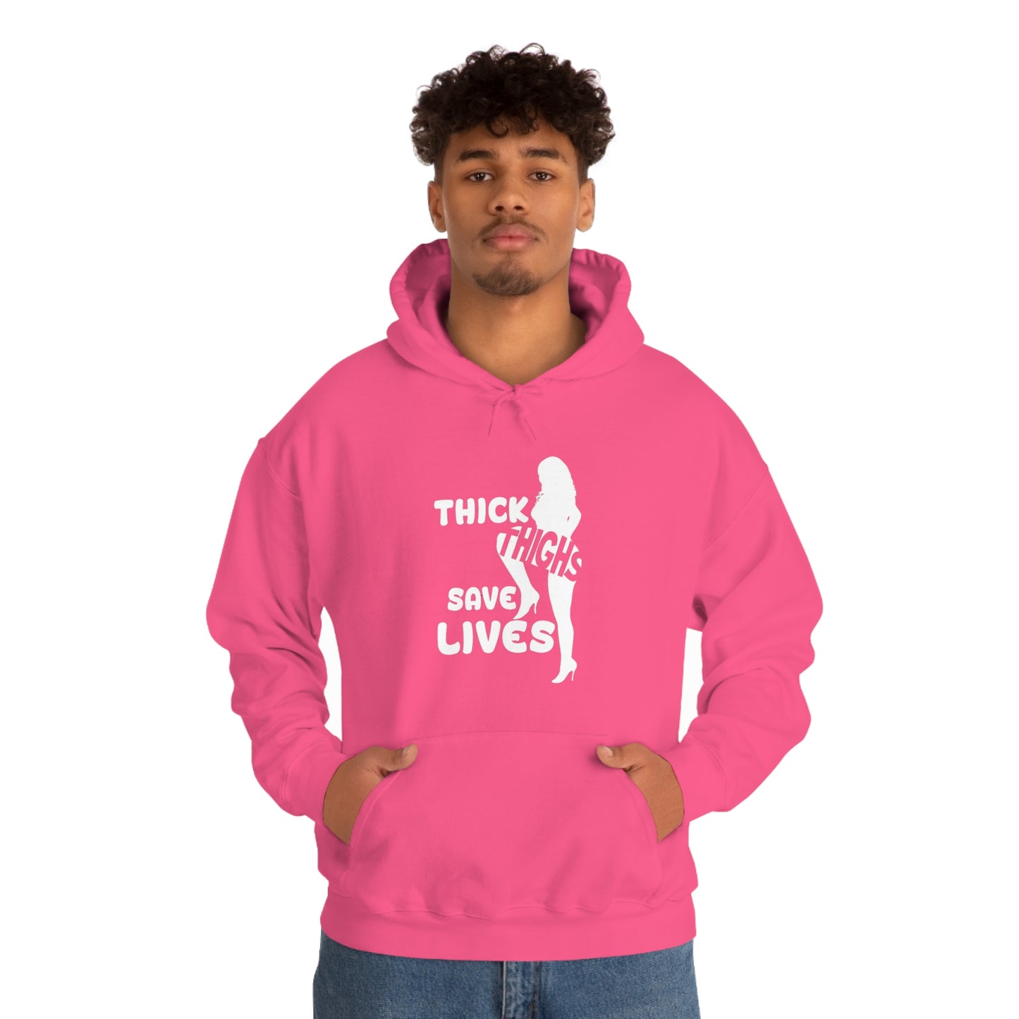 Thick Thighs- Unisex Heavy Blend™ Hooded Sweatshirt