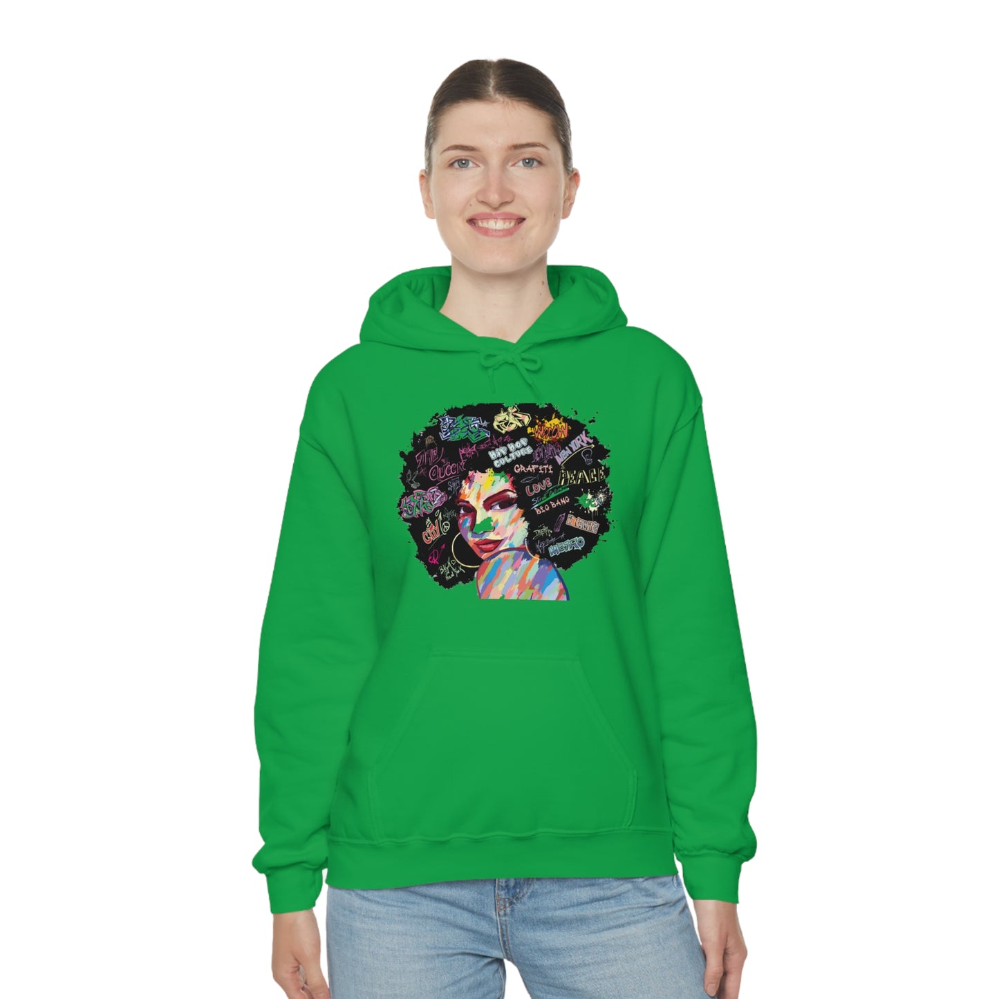 Hip Hop Queen- Unisex Heavy Blend™ Hooded Sweatshirt