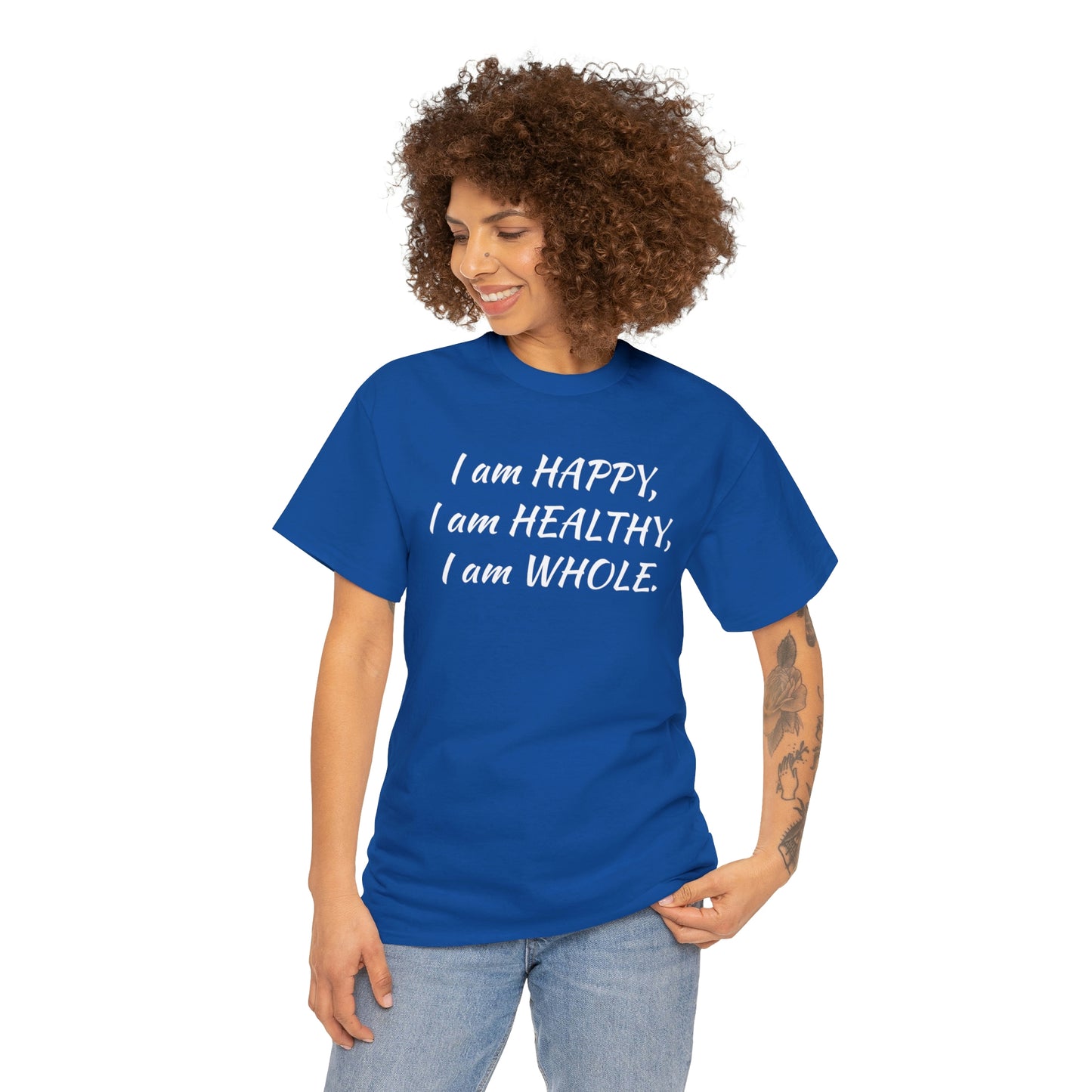 Happy, Healthy, Whole- Unisex Jersey Short Sleeve Tee