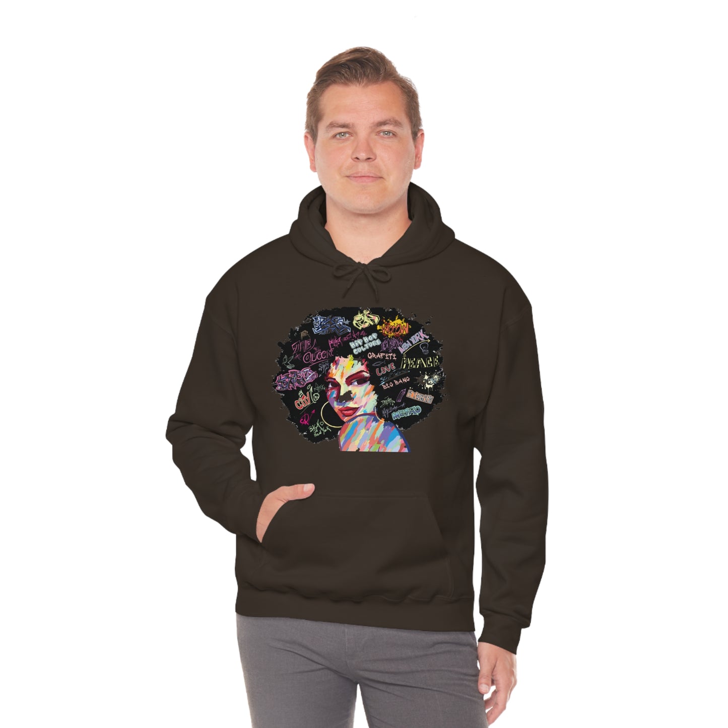 Hip Hop Queen- Unisex Heavy Blend™ Hooded Sweatshirt