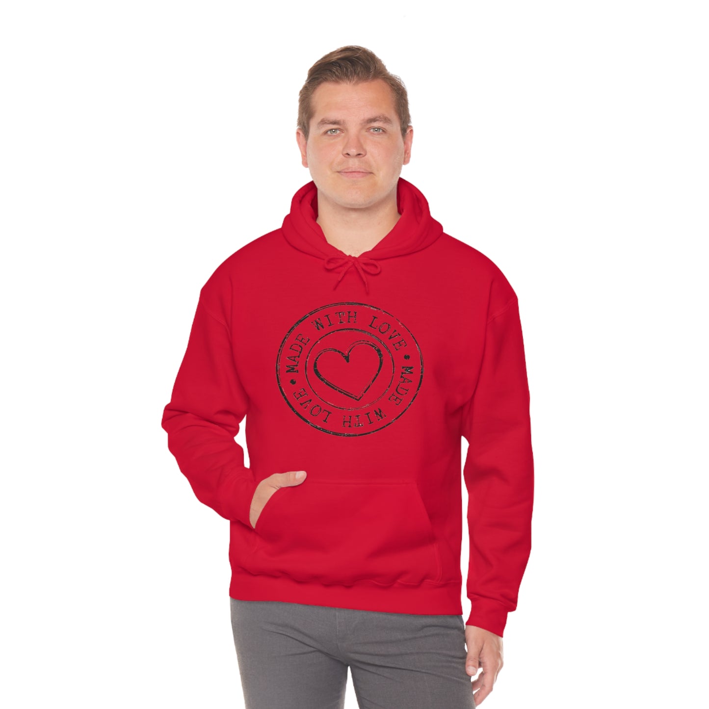 Made with Love- Unisex Heavy Blend™ Hooded Sweatshirt