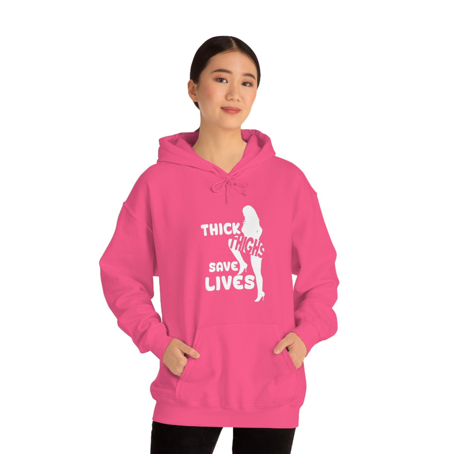 Thick Thighs- Unisex Heavy Blend™ Hooded Sweatshirt