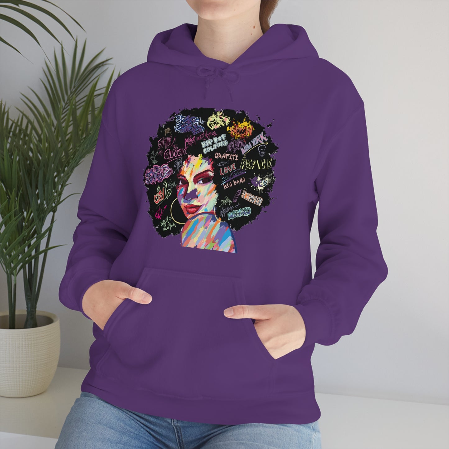 Hip Hop Queen- Unisex Heavy Blend™ Hooded Sweatshirt