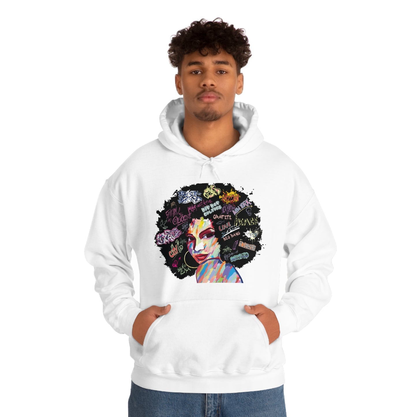 Hip Hop Queen- Unisex Heavy Blend™ Hooded Sweatshirt