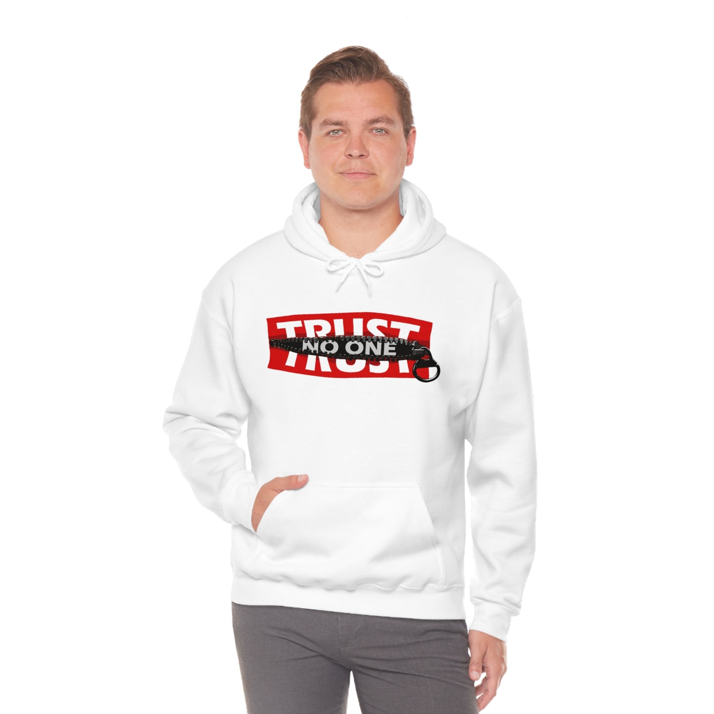 Trust No One- Unisex Heavy Blend™ Hooded Sweatshirt