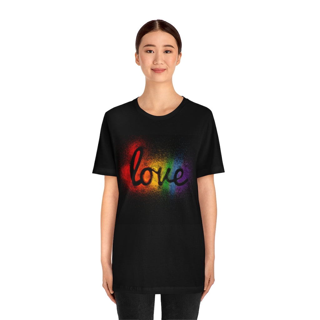 Pride Love- Unisex Jersey Short Sleeve Tee