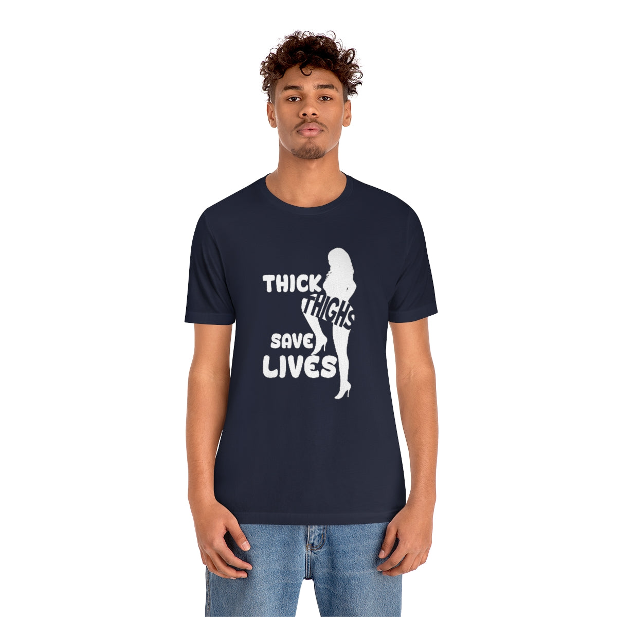 Thick Thighs- Unisex Jersey Short Sleeve Tee