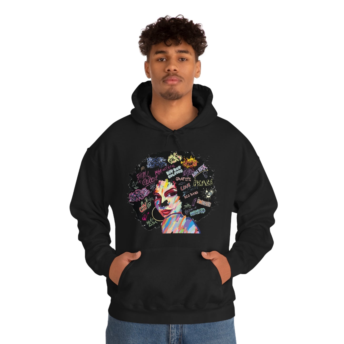 Hip Hop Queen- Unisex Heavy Blend™ Hooded Sweatshirt