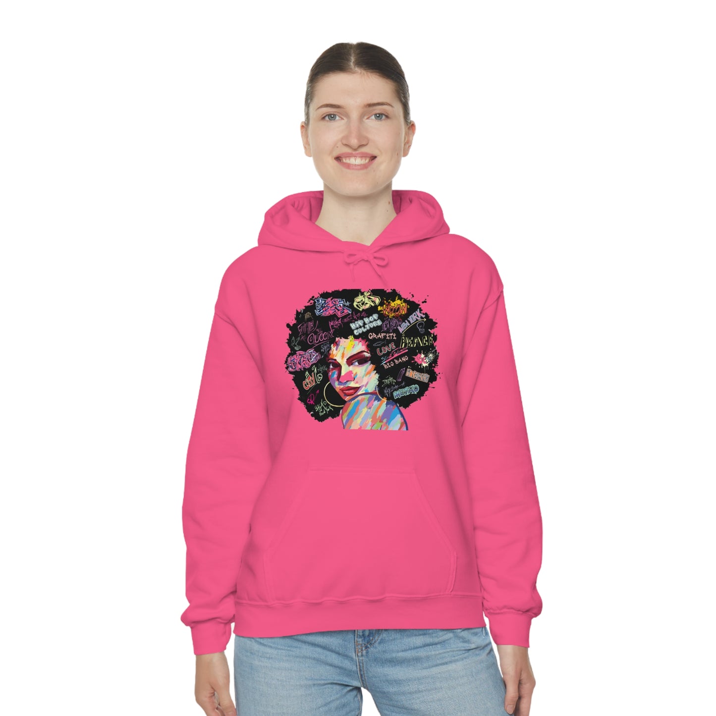 Hip Hop Queen- Unisex Heavy Blend™ Hooded Sweatshirt