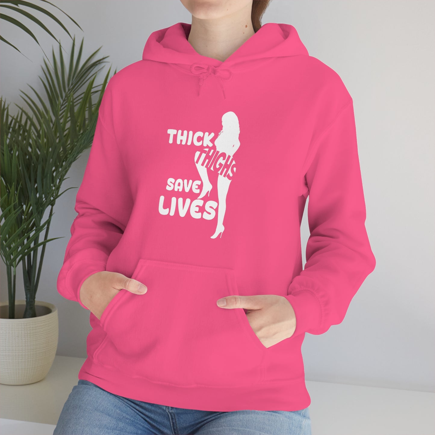 Thick Thighs- Unisex Heavy Blend™ Hooded Sweatshirt