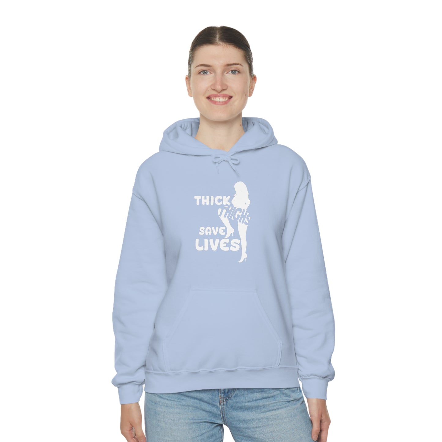 Thick Thighs- Unisex Heavy Blend™ Hooded Sweatshirt