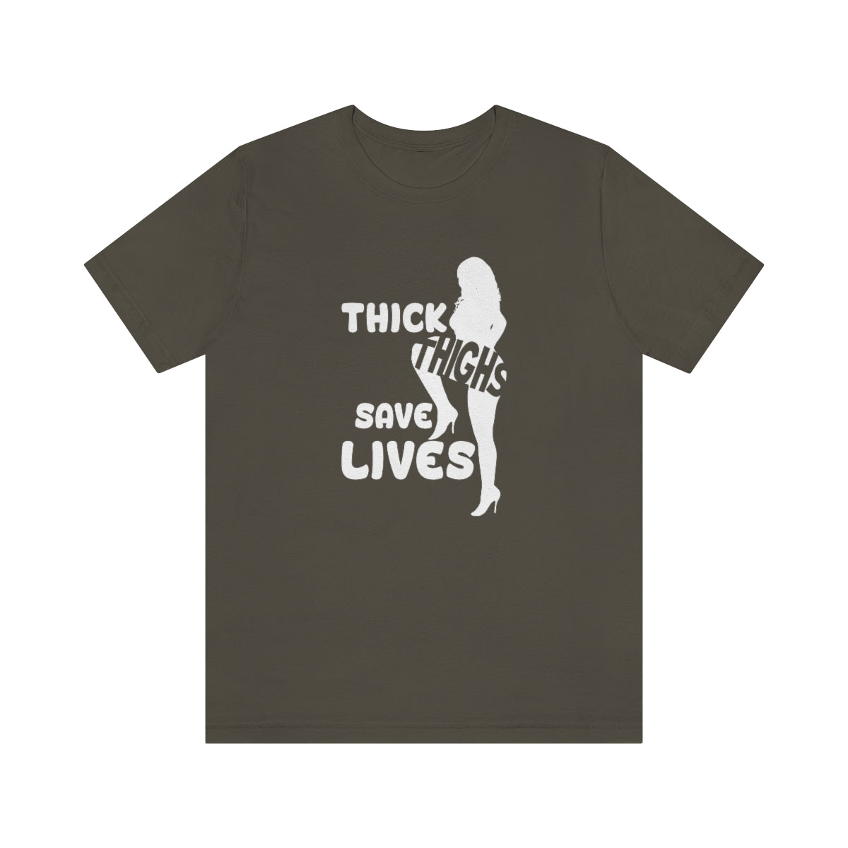 Thick Thighs- Unisex Jersey Short Sleeve Tee