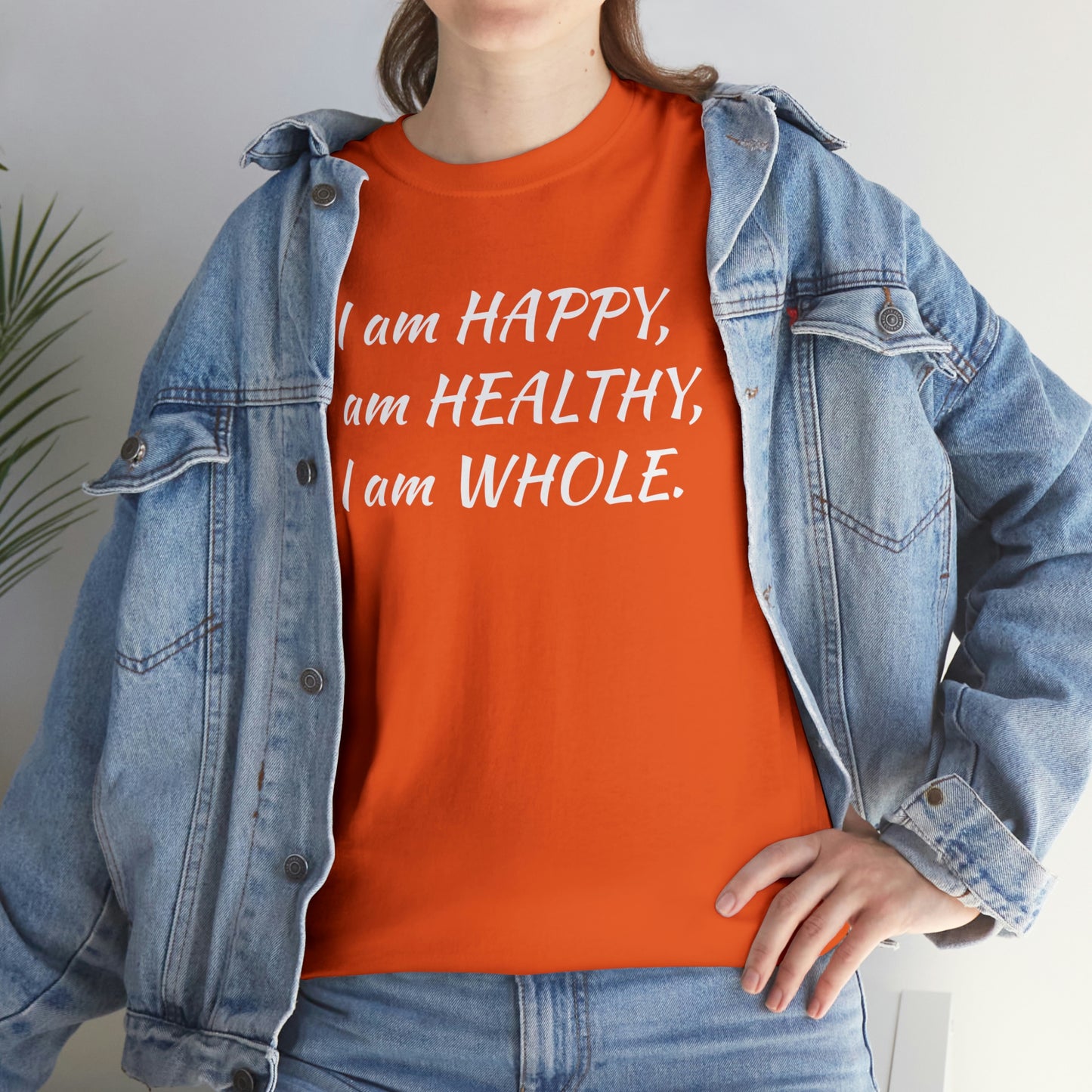 Happy, Healthy, Whole- Unisex Jersey Short Sleeve Tee