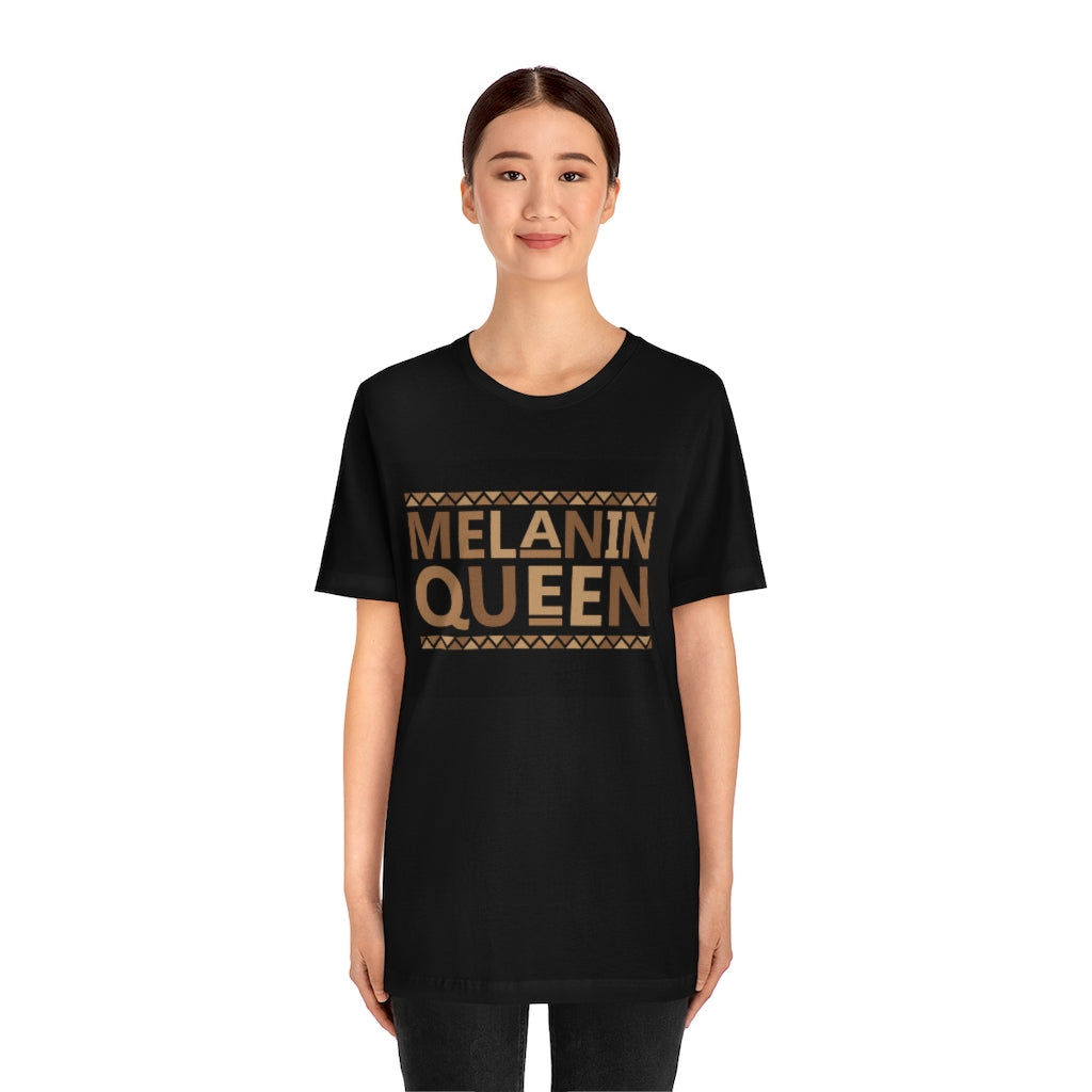 Melanin Queen- Unisex Jersey Short Sleeve Tee