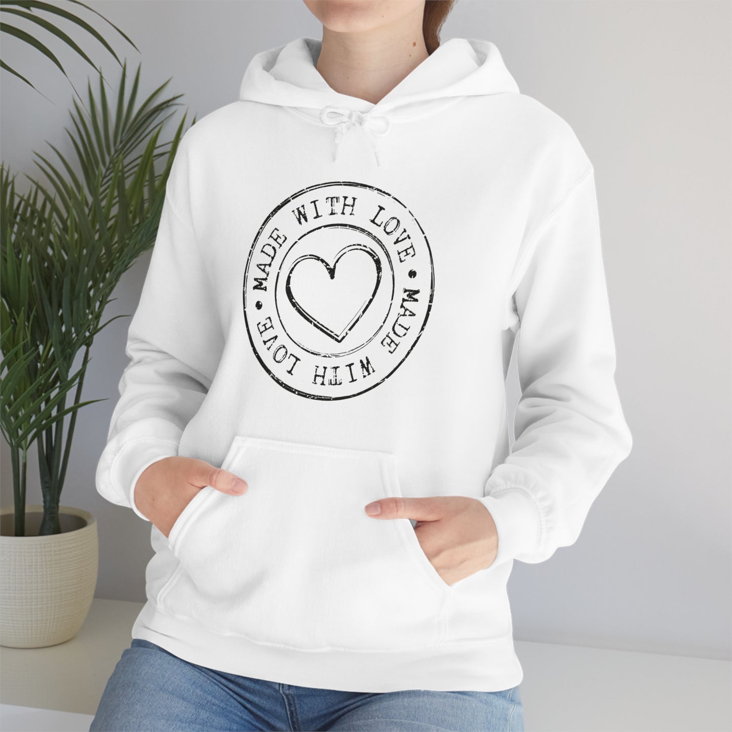 Made with Love- Unisex Heavy Blend™ Hooded Sweatshirt