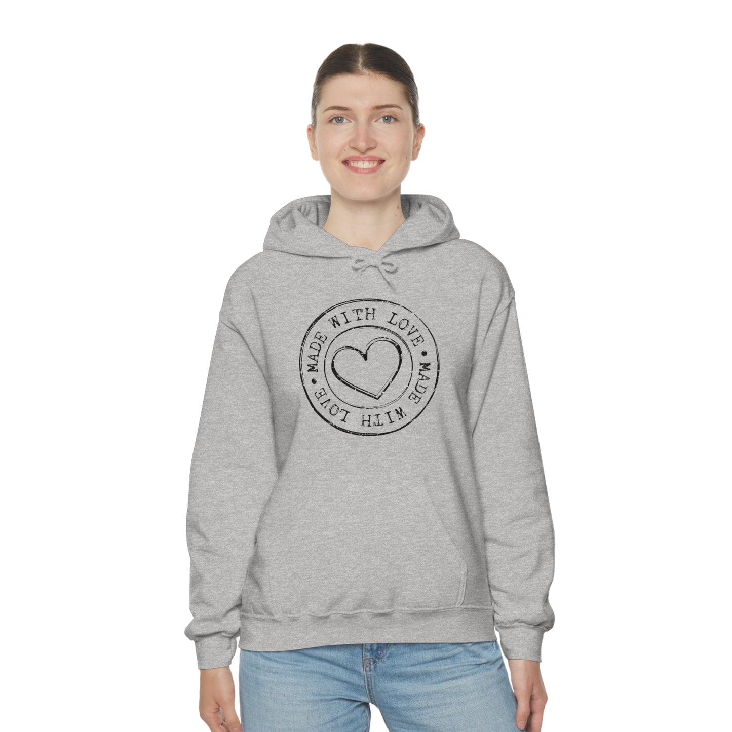 Made with Love- Unisex Heavy Blend™ Hooded Sweatshirt