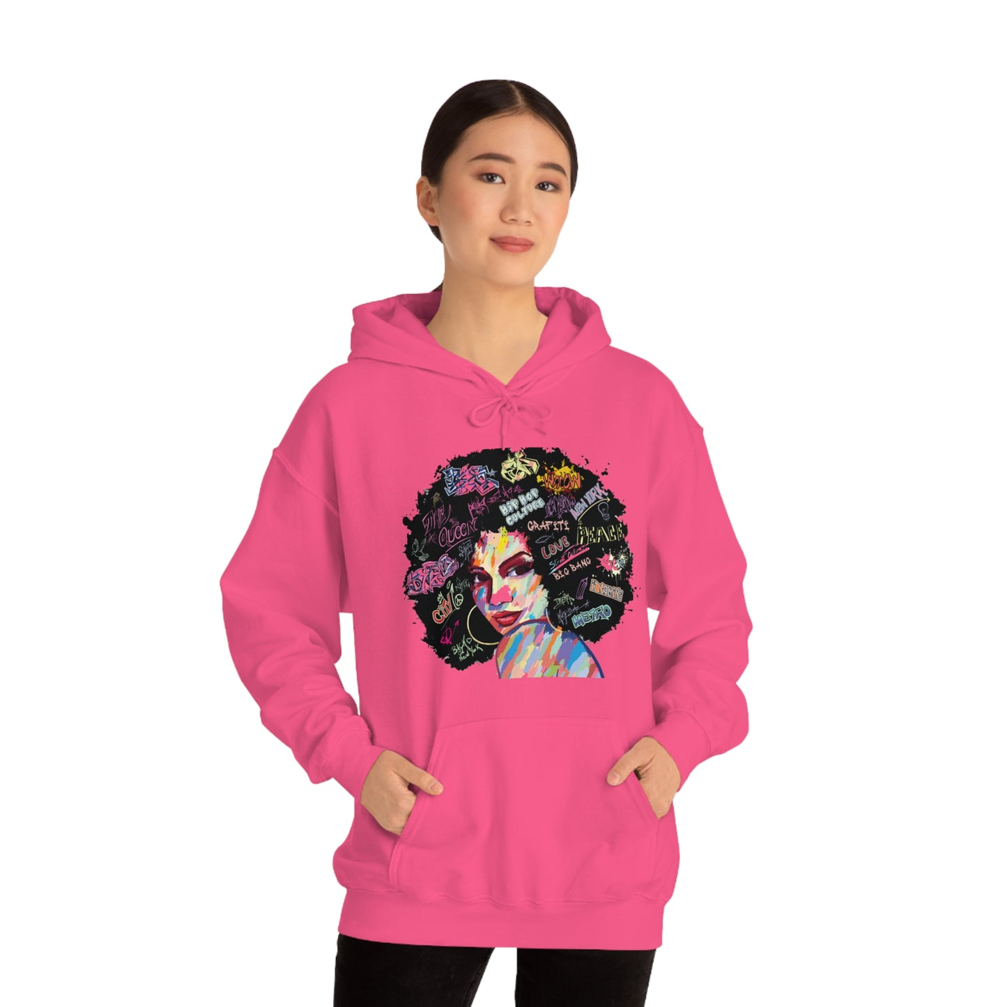 Hip Hop Queen- Unisex Heavy Blend™ Hooded Sweatshirt