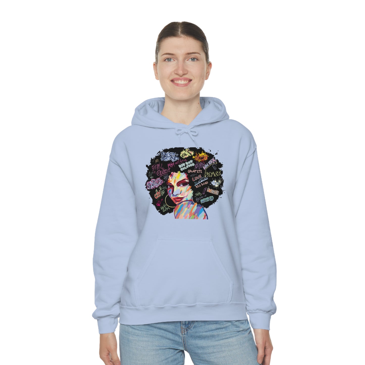 Hip Hop Queen- Unisex Heavy Blend™ Hooded Sweatshirt