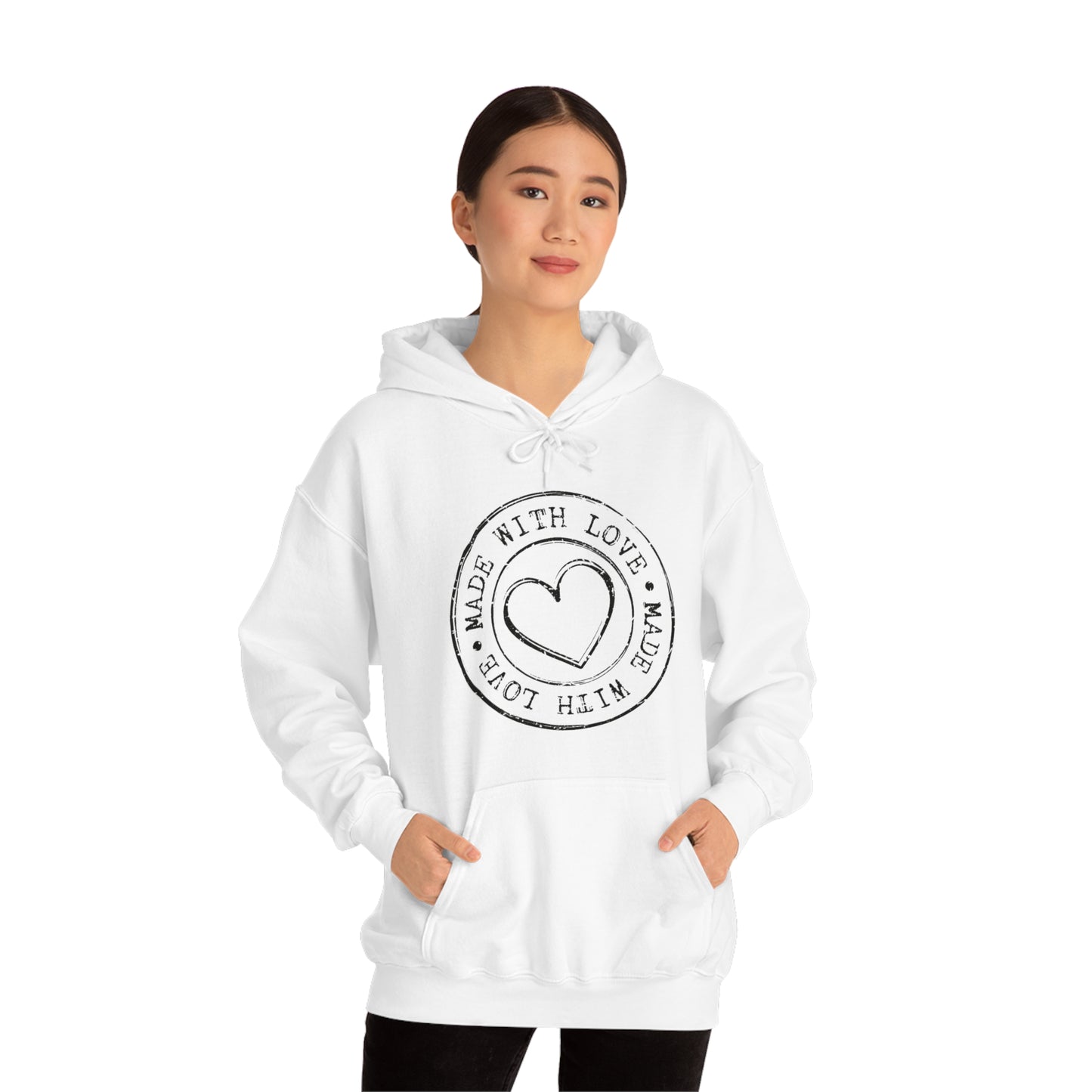 Made with Love- Unisex Heavy Blend™ Hooded Sweatshirt