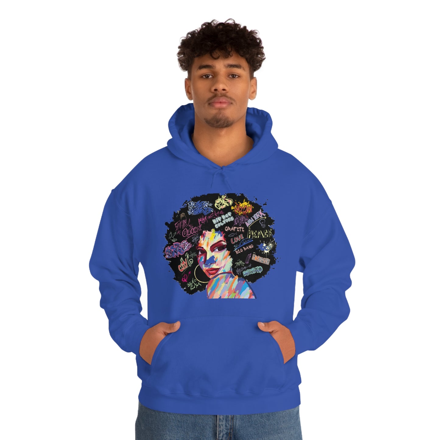 Hip Hop Queen- Unisex Heavy Blend™ Hooded Sweatshirt