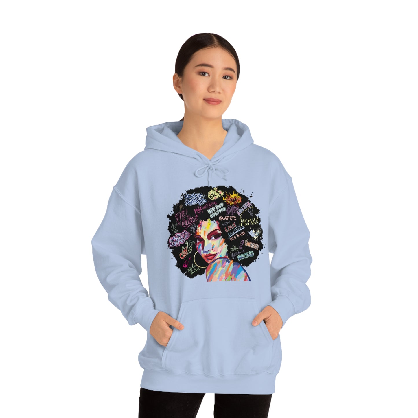 Hip Hop Queen- Unisex Heavy Blend™ Hooded Sweatshirt