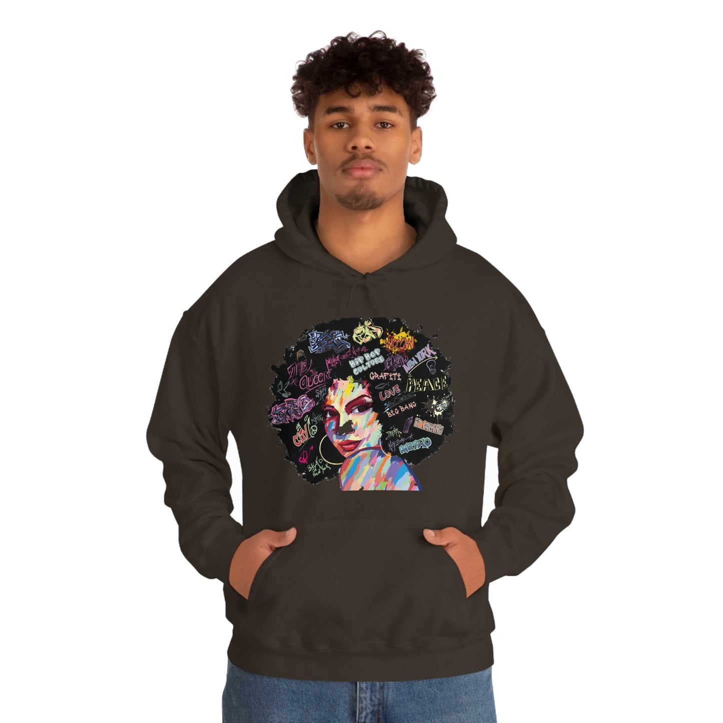 Hip Hop Queen- Unisex Heavy Blend™ Hooded Sweatshirt