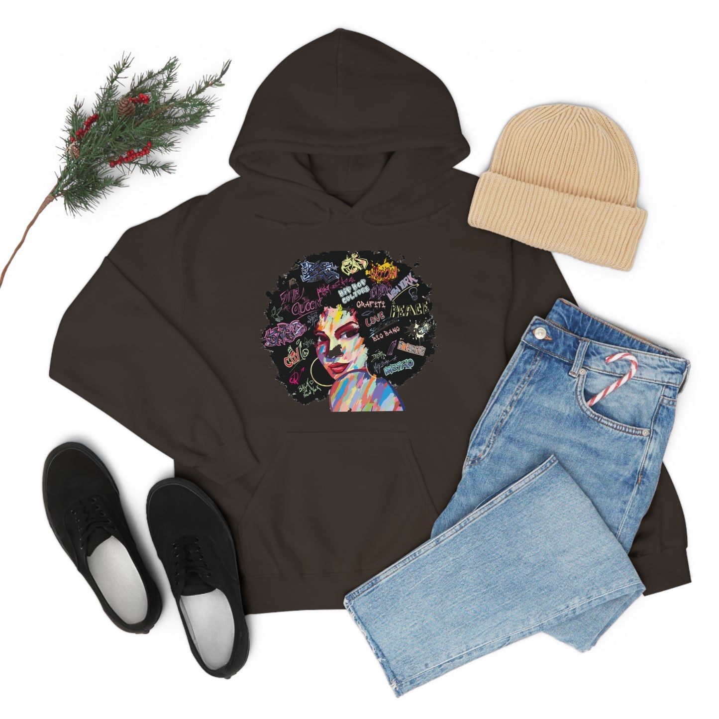 Hip Hop Queen- Unisex Heavy Blend™ Hooded Sweatshirt