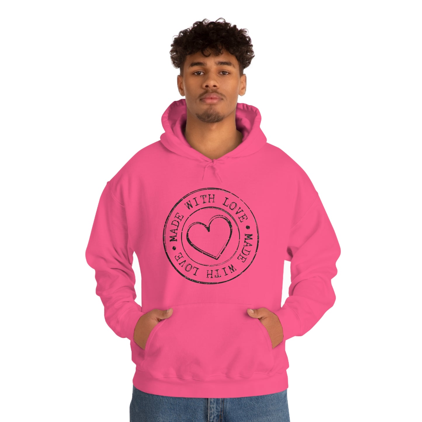 Made with Love- Unisex Heavy Blend™ Hooded Sweatshirt