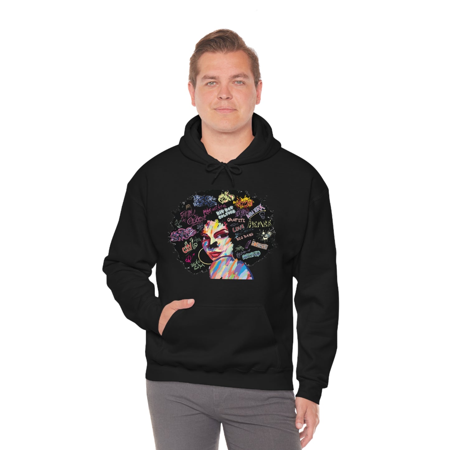 Hip Hop Queen- Unisex Heavy Blend™ Hooded Sweatshirt