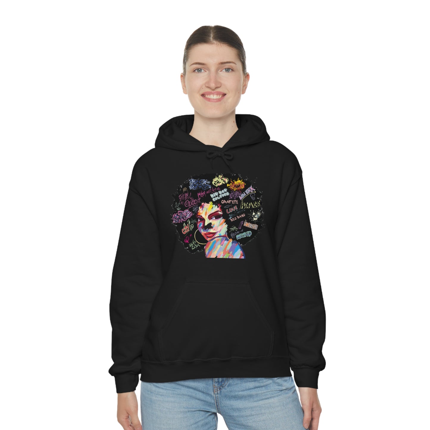 Hip Hop Queen- Unisex Heavy Blend™ Hooded Sweatshirt