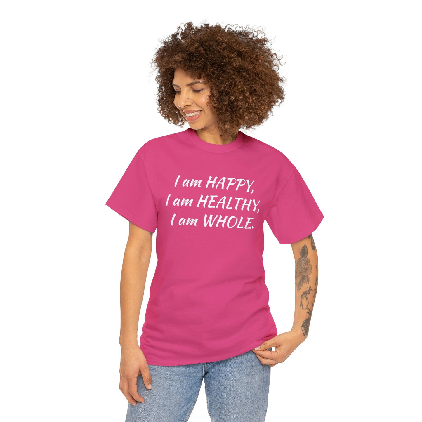 Happy, Healthy, Whole- Unisex Jersey Short Sleeve Tee