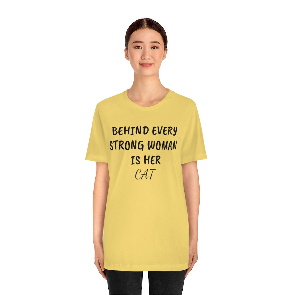 Woman's Cat- Unisex Jersey Short Sleeve Tee