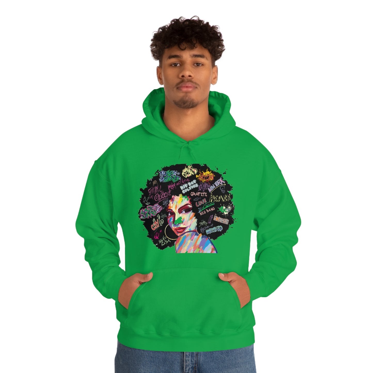 Hip Hop Queen- Unisex Heavy Blend™ Hooded Sweatshirt