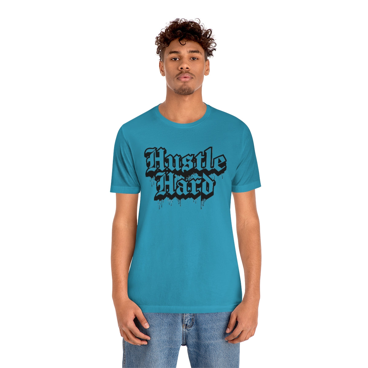 Hustle Hard- Unisex Jersey Short Sleeve Tee