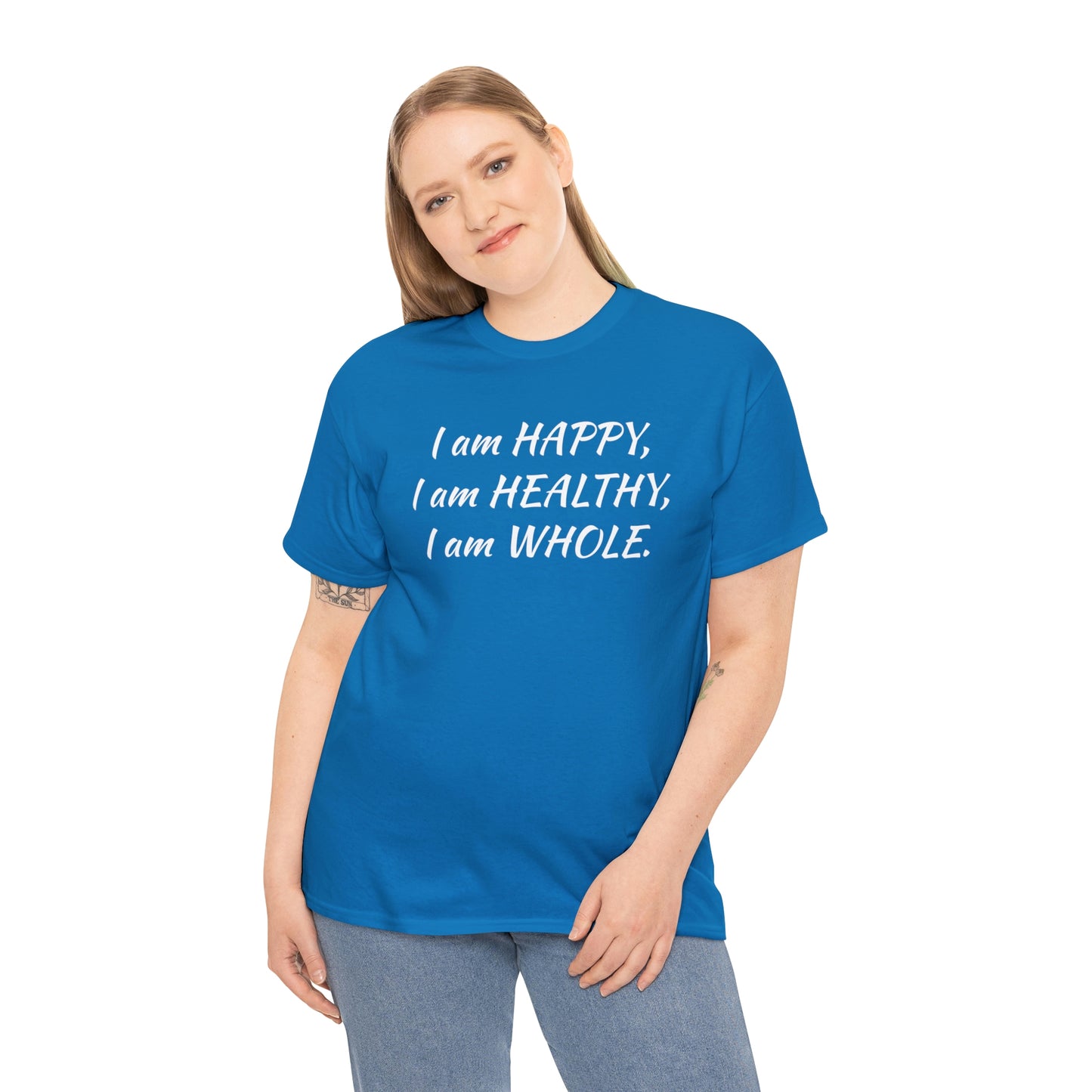 Happy, Healthy, Whole- Unisex Jersey Short Sleeve Tee