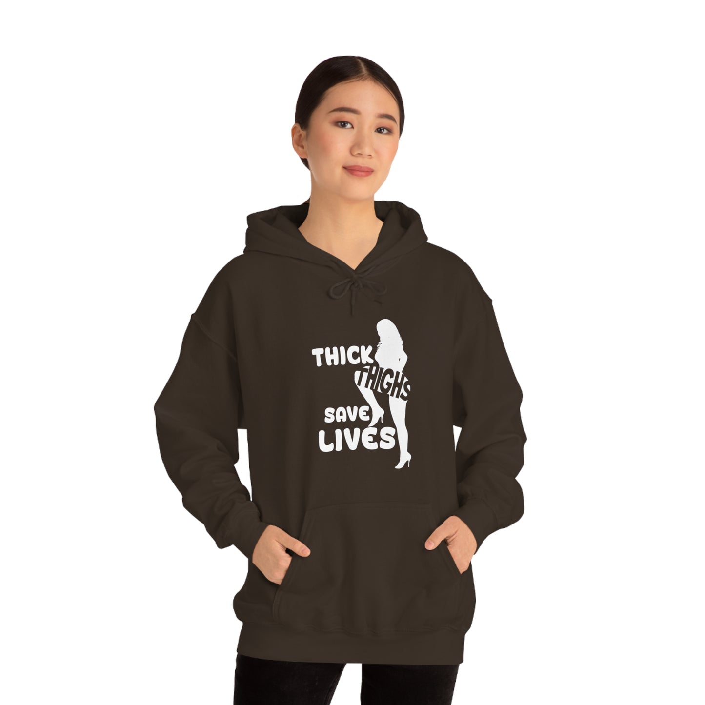 Thick Thighs- Unisex Heavy Blend™ Hooded Sweatshirt