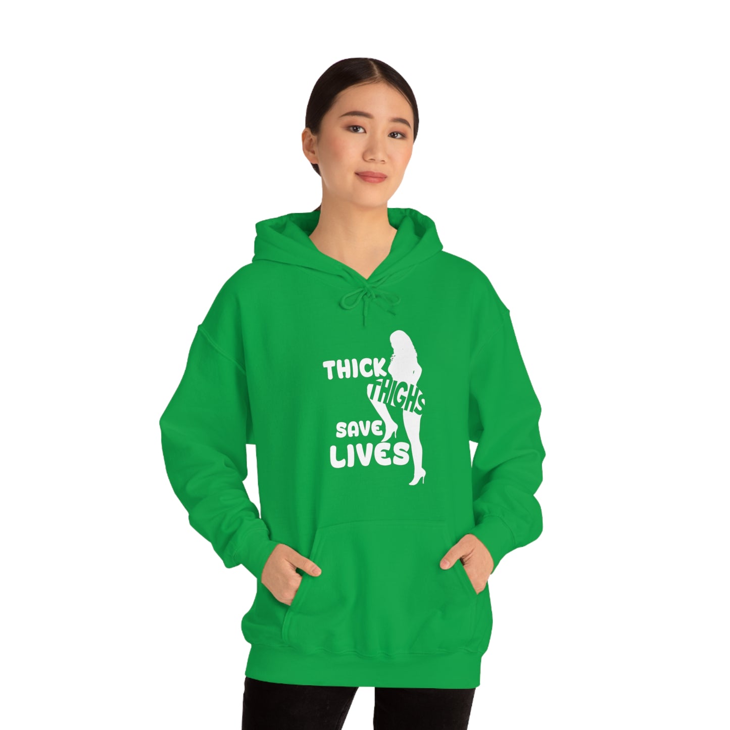 Thick Thighs- Unisex Heavy Blend™ Hooded Sweatshirt