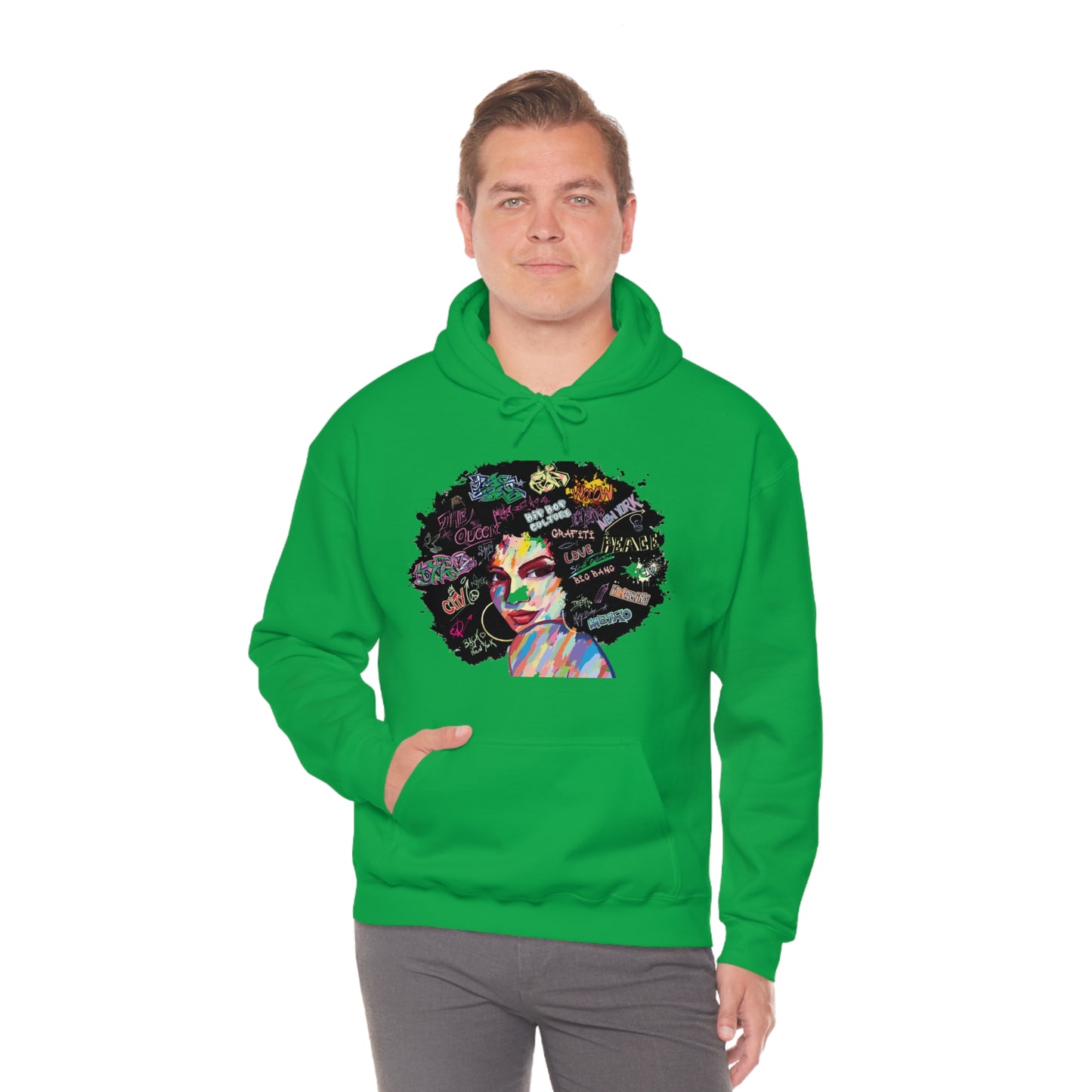 Hip Hop Queen- Unisex Heavy Blend™ Hooded Sweatshirt