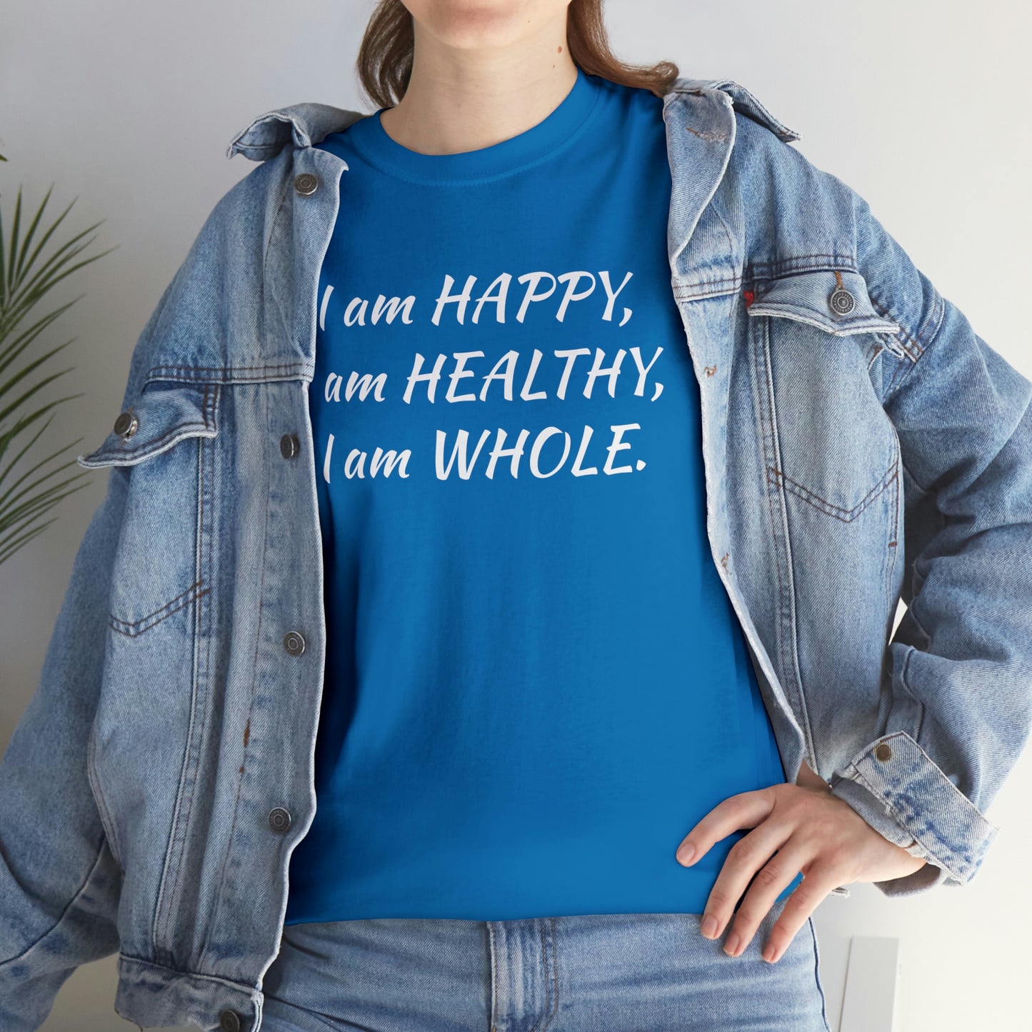 Happy, Healthy, Whole- Unisex Jersey Short Sleeve Tee