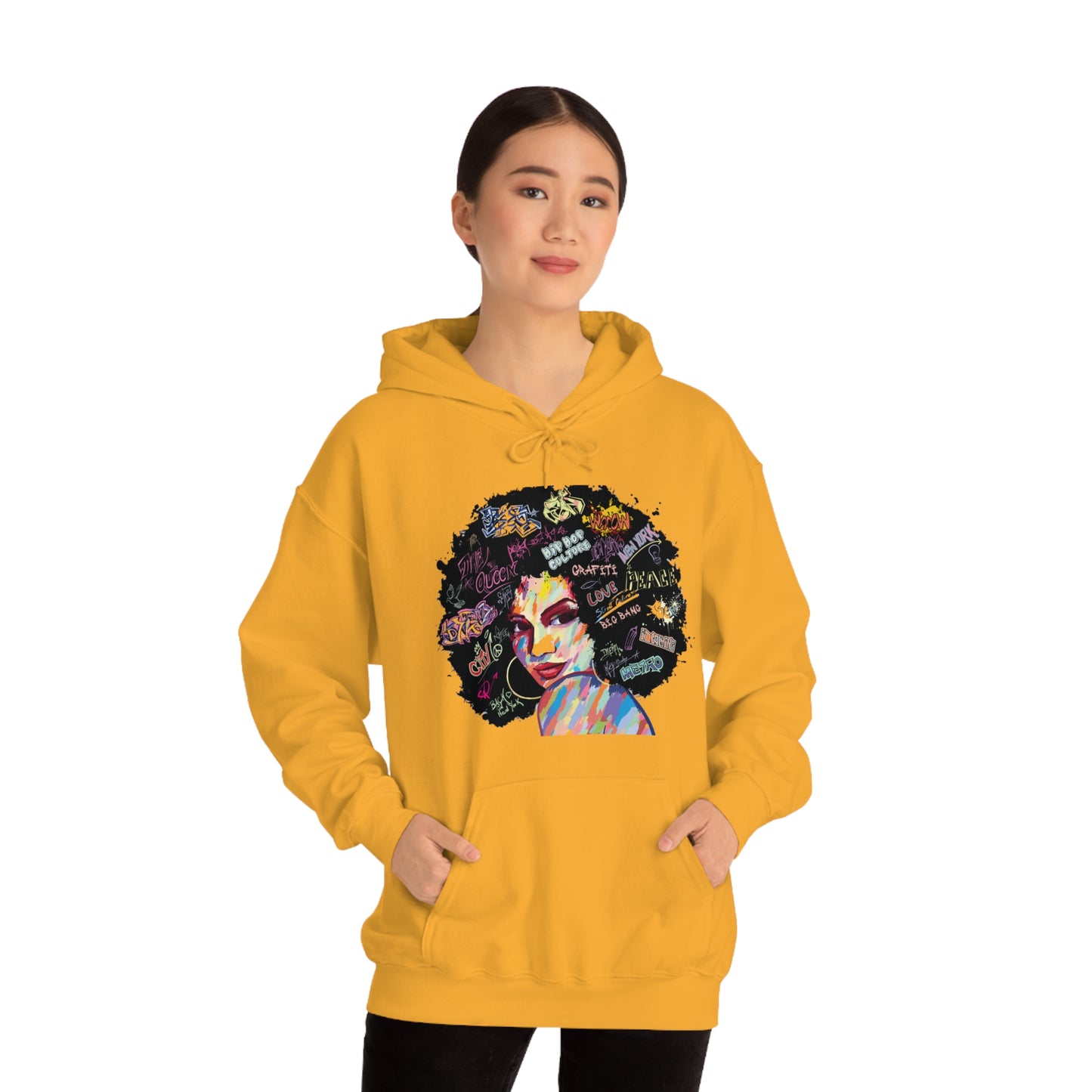 Hip Hop Queen- Unisex Heavy Blend™ Hooded Sweatshirt